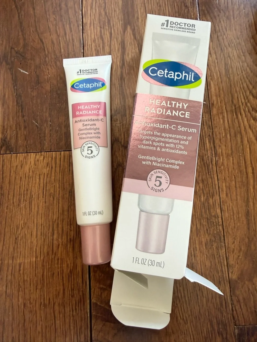 *NIB 1oz Cetaphil* Healthy Radiance Antioxidant-C Serum — Pink